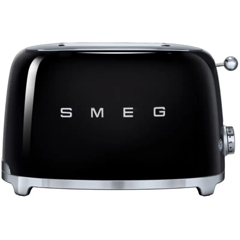 Koopje Smeg 50's style broodrooster 2 sleuven staal zwart