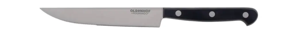 Oldenhof Solo steakmes met kartel 13 cm messenstaal Voordeelprijs