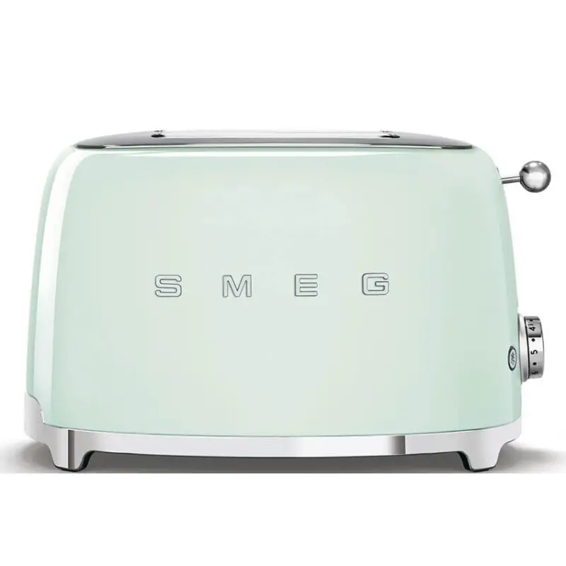 Beste Prijs Smeg 50's style broodrooster 2 sleuven staal watergroen