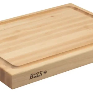 Boos Blocks ProChef snijplank met rvs grepen 61 x 46 x 6 cm esdoornhout Hoge Kwaliteit