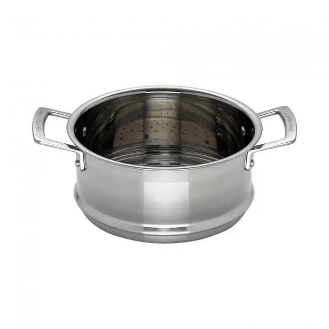 Le Creuset Magnetik stoominzet 20 cm rvs glans Nieuw