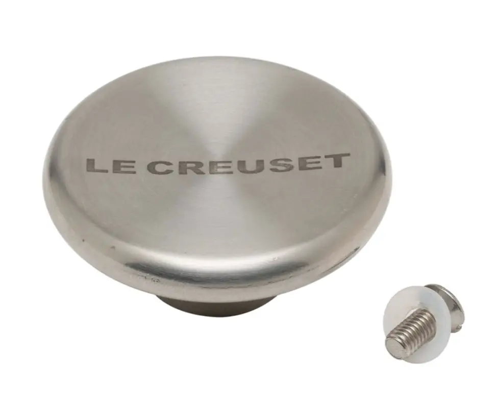 Le Creuset dekselknop ø 5,7 cm rvs Snelle Levering