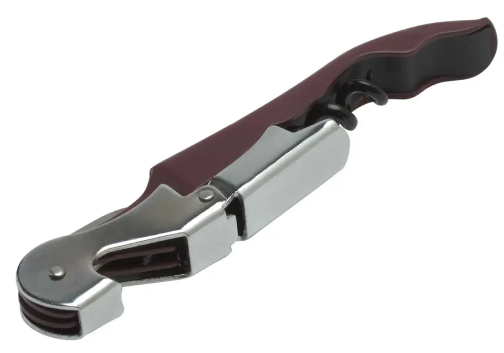 Op = Op Inoxibar kelnersmes 12 cm rvs rood