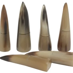 Premium Laguiole en Aubrac messenlegger 7 cm hoorn 6 stuks