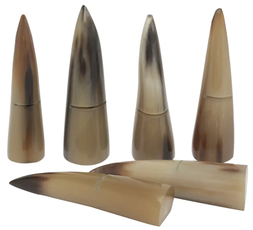 Premium Laguiole en Aubrac messenlegger 7 cm hoorn 6 stuks