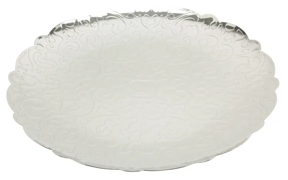 Alessi Dressed schaal rond 35 cm rvs Betaalbaar