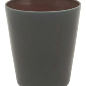 Serax Terres de Rêves beker conisch 340 ml ø 8,5 cm stoneware darkblue-rust Beperkte Voorraad