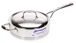 Superprijs Demeyere Atlantis sauteerpan met deksel ø 28 cm rvs met deks