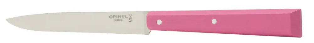 Snelle Levering Opinel steakmes N°125 22 cm rvs roze