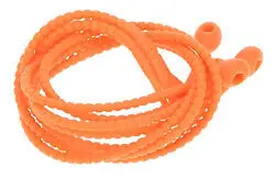 Laatste Kans Foodloop rolladetouw 37 cm silicone oranje 4 stuks