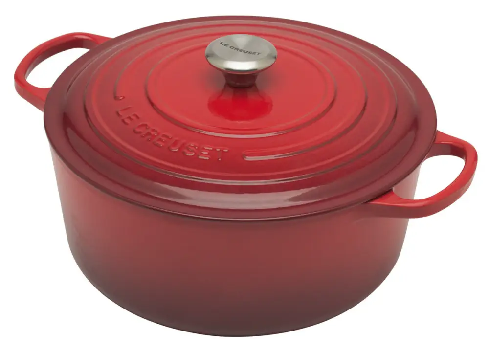 Le Creuset Signature braadpan 8,1 liter ø 30 cm gietijzer kersrood Premium