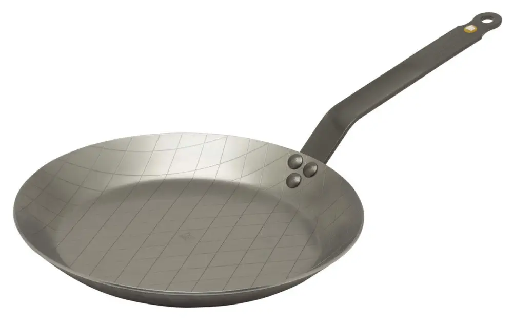De Buyer B-Element steakpan ø 28 cm plaatstaal grijs Beperkte Voorraad