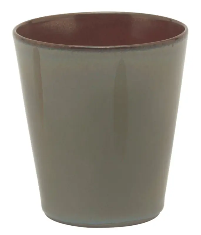 Serax Terres de Rêves beker conisch 340 ml ø 8,5 stoneware smokey blue-rust Premium