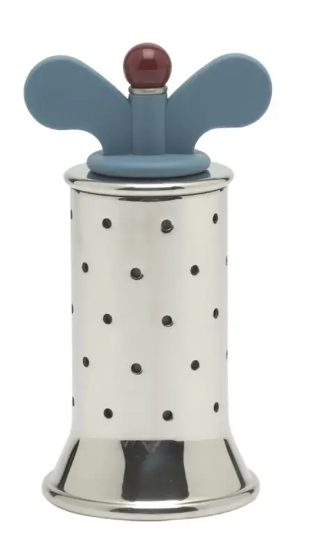 Seizoensaanbieding Alessi Michael Graves pepermolen 13,2 cm rvs blauw