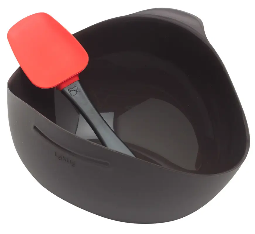Speciale Aanbieding Lékué broodmaker met spatel rond 25 cm silicone bruin