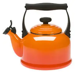 Le Creuset Tradition fluitketel 2,1 liter staal vulcanique Dagaanbieding