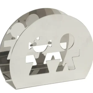 Alessi Girotondo King-Kong servethouder 11 cm rvs glans Alleen Vandaag