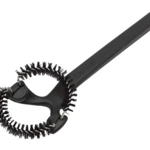 Premium Cafelat zetgroepborstel rond ø 58 mm kunststof zwart