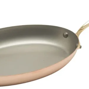 Koop Online Mauviel M'150B koekenpan ovaal 30 x 20 cm koper bronzen greep