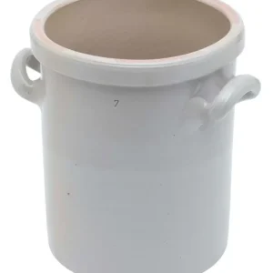 Oldenhof bewaarpot 7 liter keramiek grijsbeige Koopje
