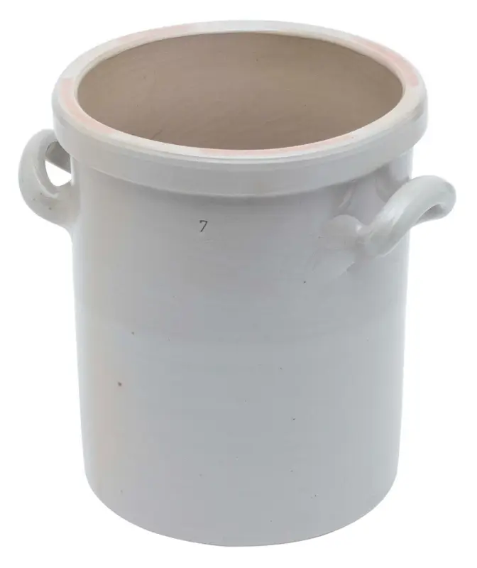 Oldenhof bewaarpot 7 liter keramiek grijsbeige Koopje