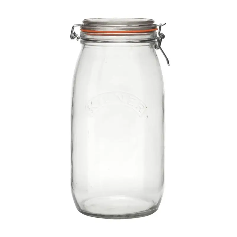 Hete Deal Kilner weckpot met beugel 3 liter glas transparant