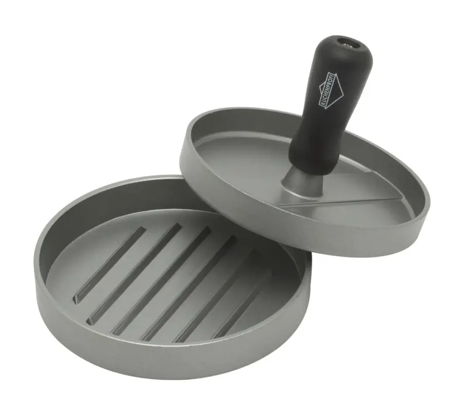 Küchenprofi hamburgerpers ø 12 cm aluminium Snelle Levering