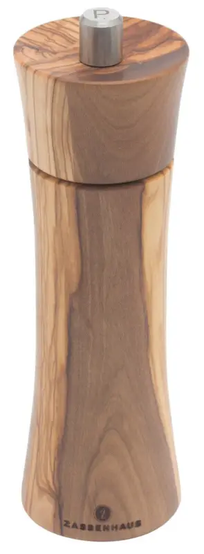 Goedkoop Zassenhaus Frankfurt pepermolen 18 cm olijfhout