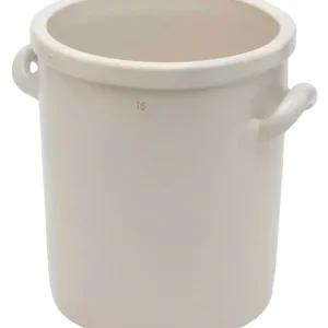 Express Levering Oldenhof bewaarpot 16 liter keramiek lichtbeige