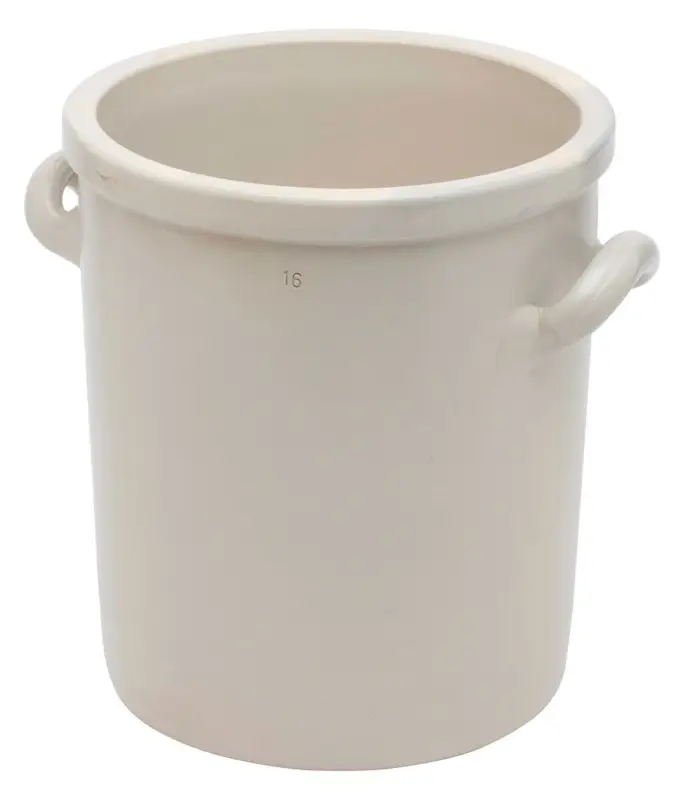 Express Levering Oldenhof bewaarpot 16 liter keramiek lichtbeige