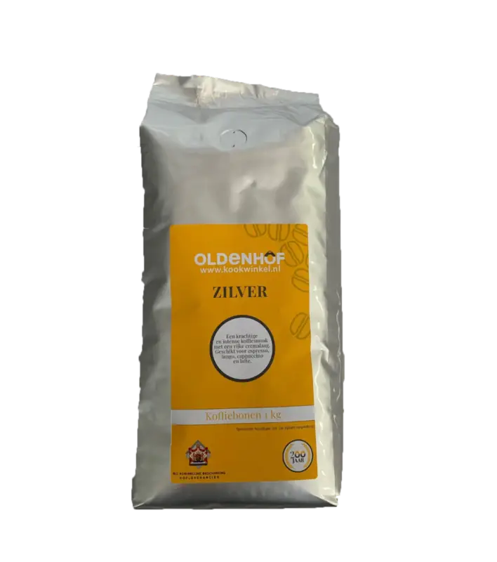 Gereduceerde Prijs Oldenhof koffiebonen zilver 1 kg
