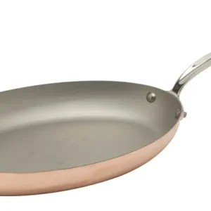 Favoriet Mauviel M'150S vispan ø 35 cm koper rvs handgreep