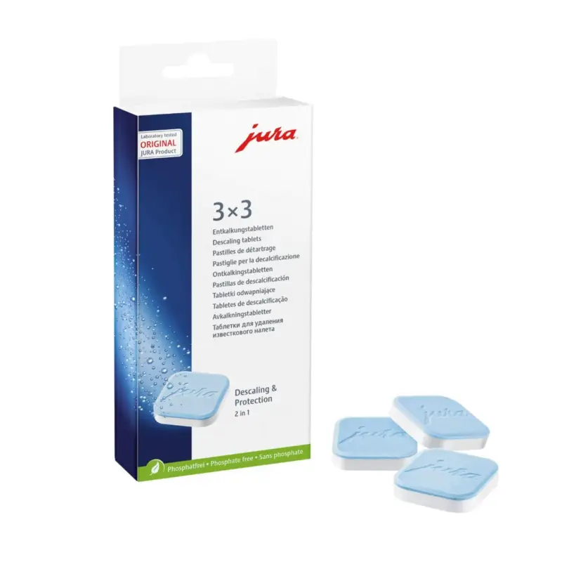 JURA ontkalkingstabletten 3 x 3 stuks Exclusieve Aanbieding