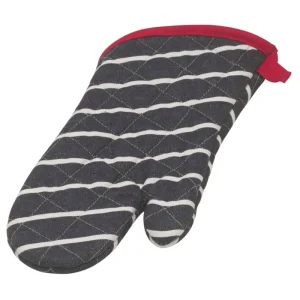 Now Designs Butcher Stripe ovenwant 30 x 13 cm blauw Veilige Betaling