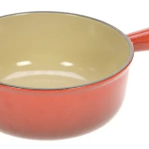 Gereduceerde Prijs Le Creuset fonduepan ø 20 cm gietijzer kersrood