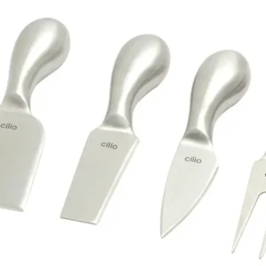 Cilio kaasmessenset 13 cm rvs 4-delig Rechtstreeks Van De Fabrikant
