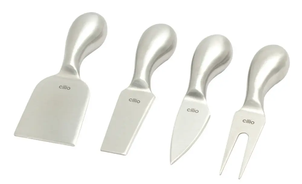 Cilio kaasmessenset 13 cm rvs 4-delig Rechtstreeks Van De Fabrikant