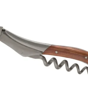 Betrouwbaar Laguiole en Aubrac kelnersmes 12 cm rozenhout bruin
