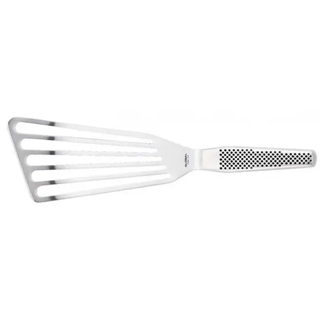 Korting Global GS27 spatel met gleuven 27,5 cm messenstaal