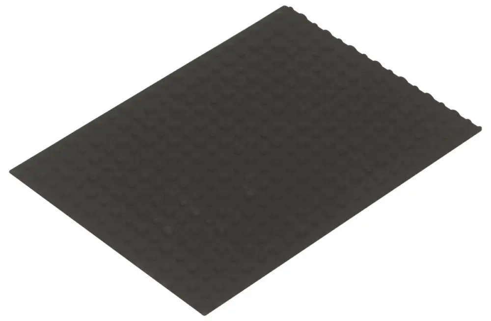 Silikomart Professional structuurmat Pois 25 x 18,5 cm silicone zwart Speciale Aanbieding