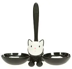 Alessi Tigrito kattenschaaltjes 550 ml zwart Gereduceerde Prijs