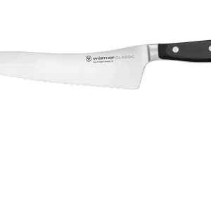 Op = Op Wusthof Classic off-set broodmes golfkartel 20 cm messenstaal