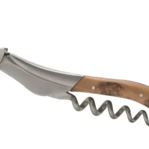 Laguiole en Aubrac kelnersmes 12 cm jeneverbeshout bruin Korting