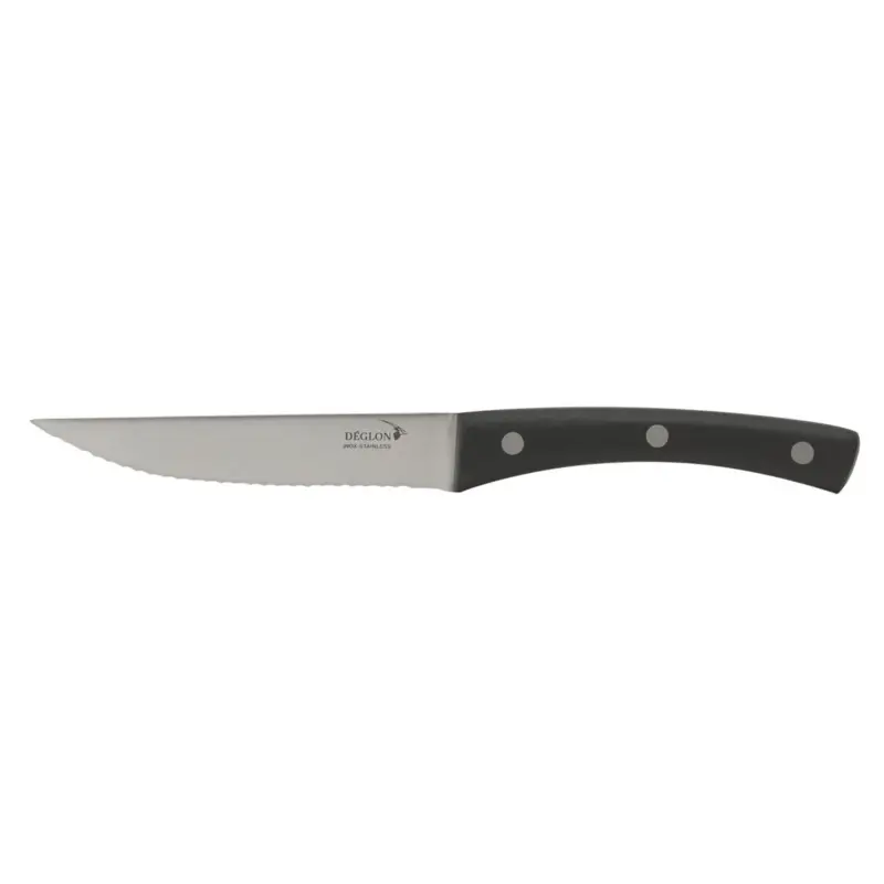 Deglon Brasserie steakmes 11,5 cm rvs zwart Superprijs