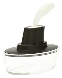 Alessi Ship Shape botervloot 15,5 cm kunststof zwart Gecertificeerd