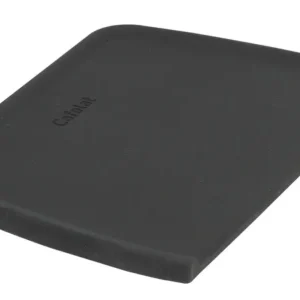 Cafelat tamping mat 21 x 15 cm silicone zwart Uitverkoop