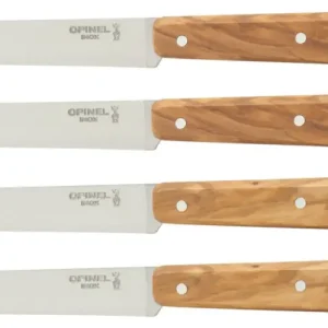 Opinel steakmessenset No. 125 11 cm rvs bruin 4 stuks Shop Nu