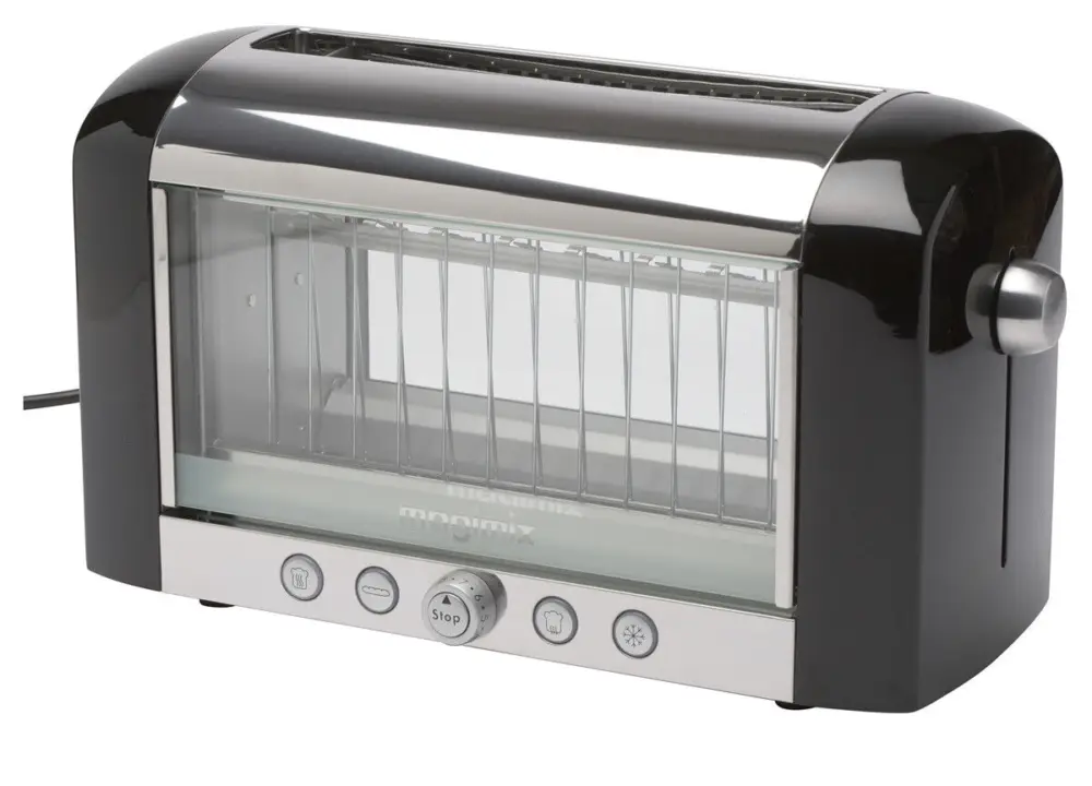 Magimix Vision broodrooster met venster rvs zwart Premium