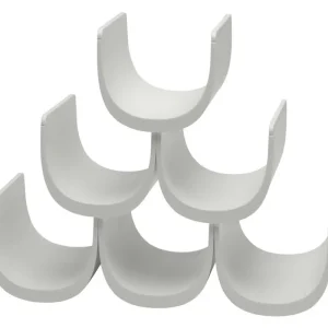Snelle Levering Alessi Noè wijnrek 6 flessen kunststof wit
