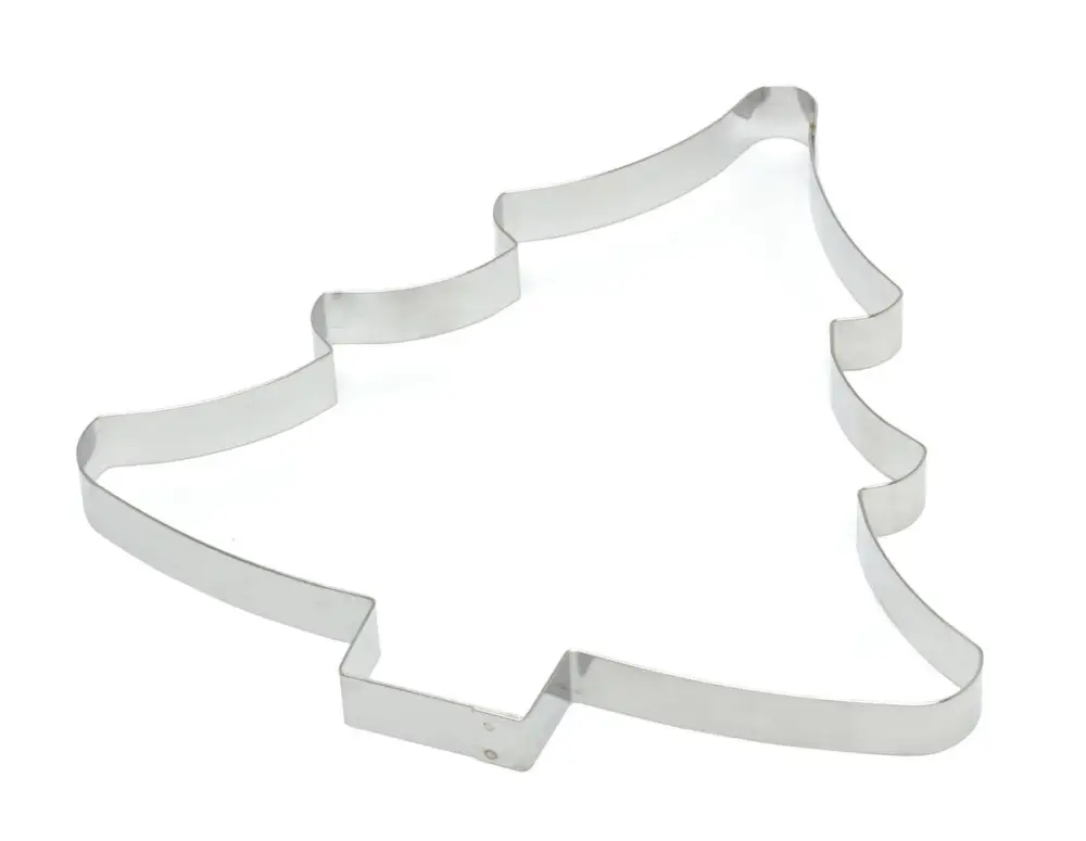Aanbieding Gobel uitsteekvorm kerstboom 16 cm rvs glans